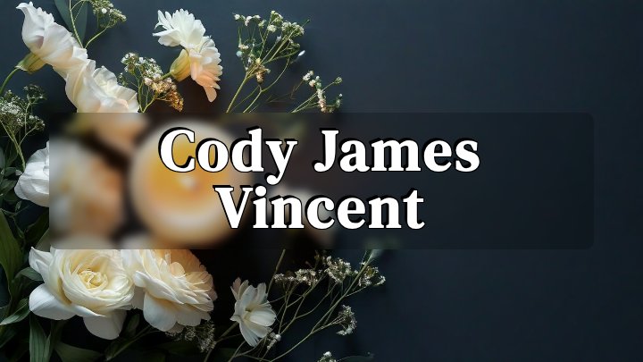 Cody James Vincent, Pittsfield, Massachusetts