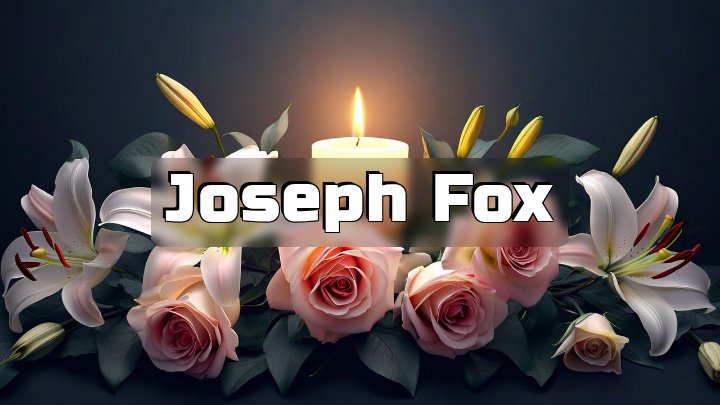 Joseph Fox, Jefferson Township, Ohio